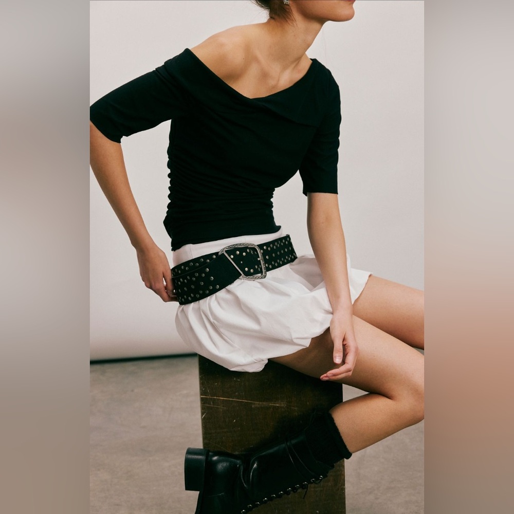 Free People Bubble Mini Skirt - Picture 2 of 4